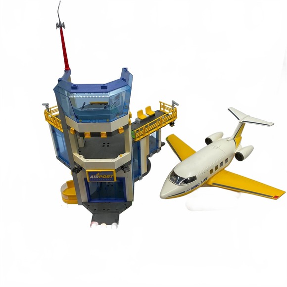 Playmobil Other - Playmobil Blue Airport Terminal Set 7573 | OS Regular Child